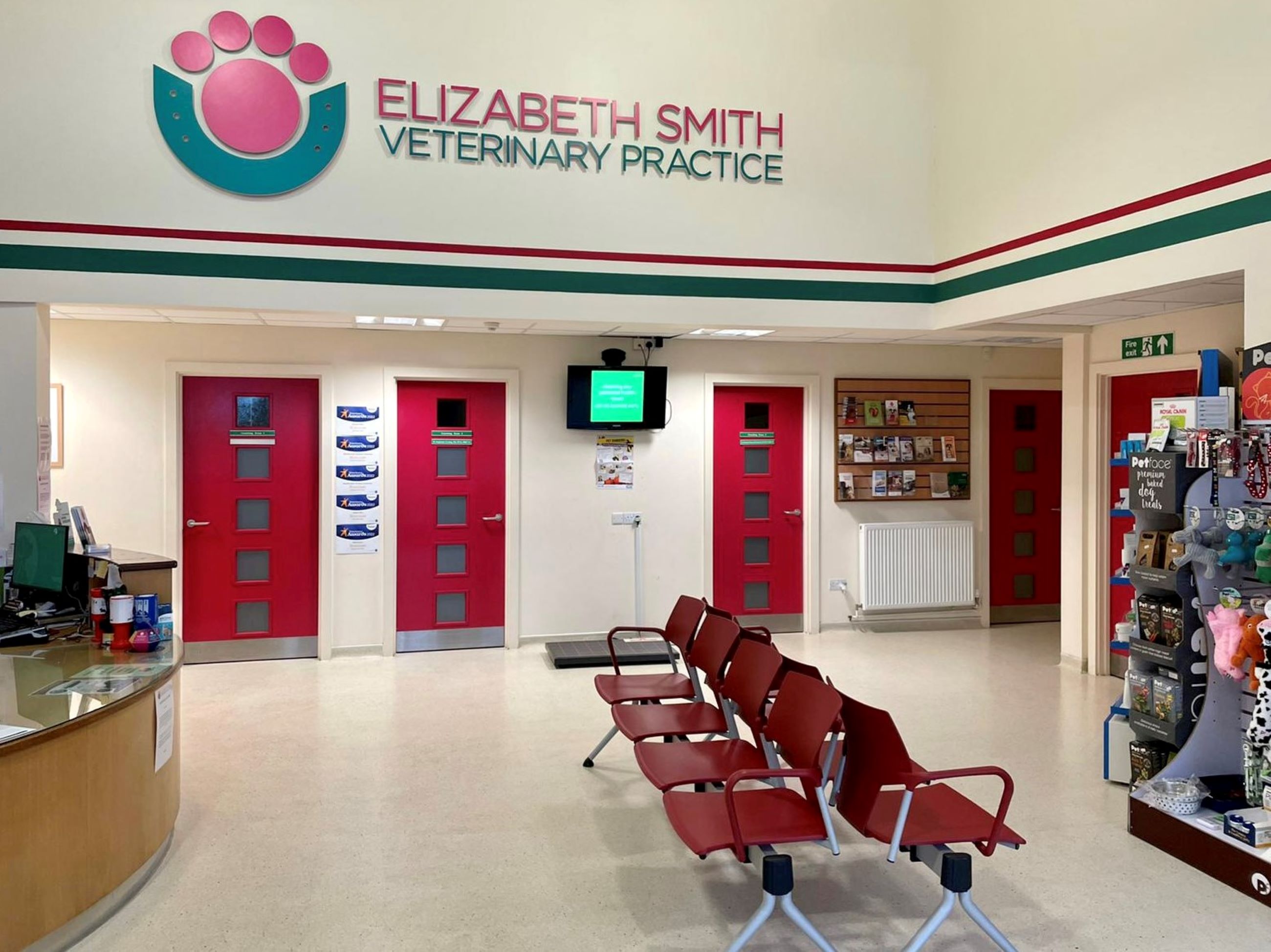 We have a custom built practice premises
